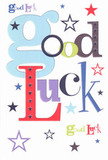This uniquely crafted good luck card dances with the spirit of encouragement-a burst of dazzling fonts and star-bright hues that feels right at home among Pentonville's creative streets and busy markets. The phrase 'Good Luck' unfolds across a snowy canvas, each letter oversized and pastel blue or deep red, intertwined with moss green and regal purple, evoking the diverse character of the local community. Dotted across the luminous background, whimsical stars in navy, violet, and lemon yellow seem to twinkle like city lights reflecting on the canals by Granary Square. The tactile grace of the card's smooth finish invites a gentle touch, conjuring the same satisfying sensation as holding carefully arranged stems from Pentonville Florist. Ideal for tucking into a colleague's bag before a big audition or sliding across a friend's table before a new semester, this card radiates authentic optimism and belief. It's more than an encouraging note: it's a pocket-sized piece of Pentonville's resilience and communal joy, ready to accompany its recipient wherever their aspirations may take them.